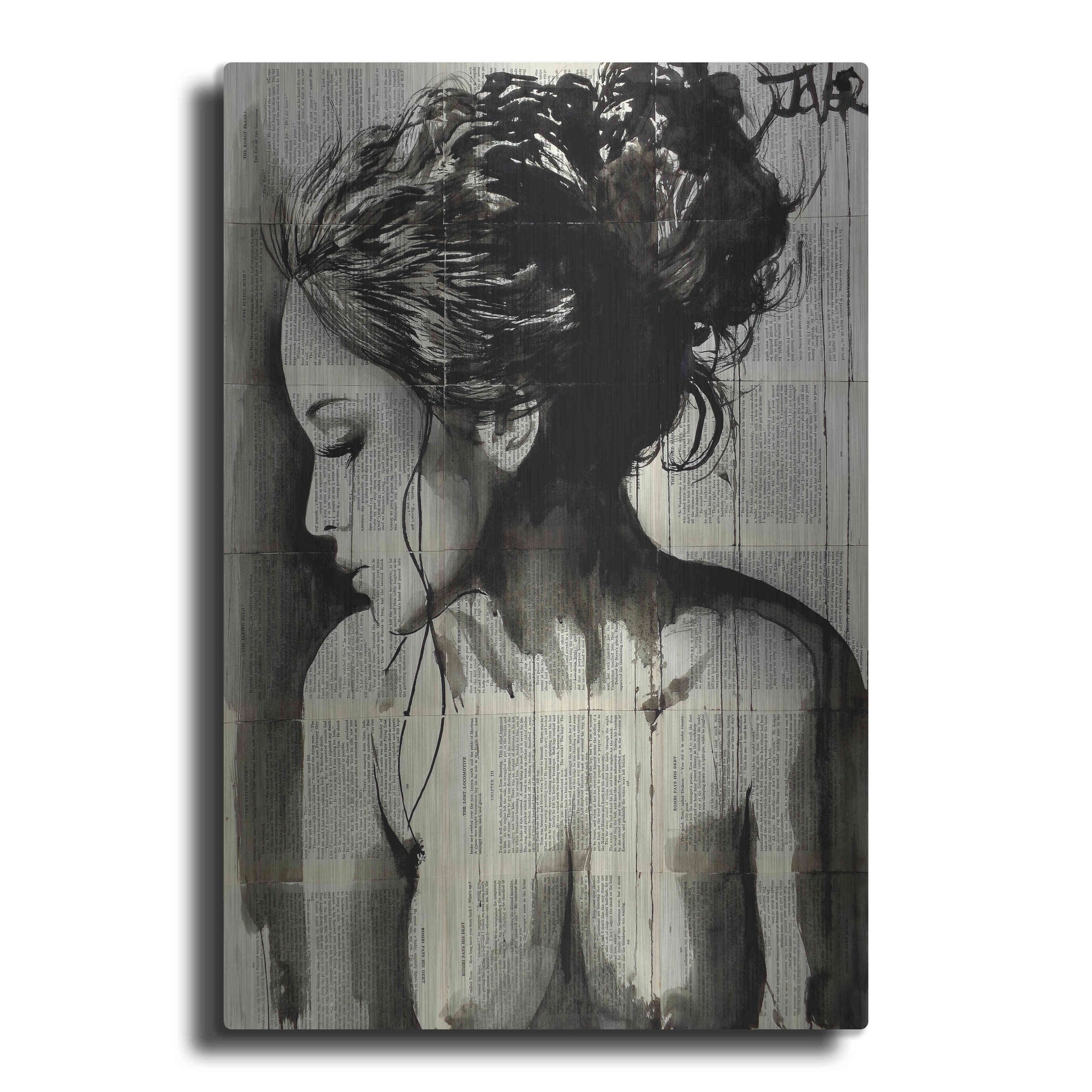Luxe Metal Art 'Dreamer' by Loui Jover, Metal Wall Art