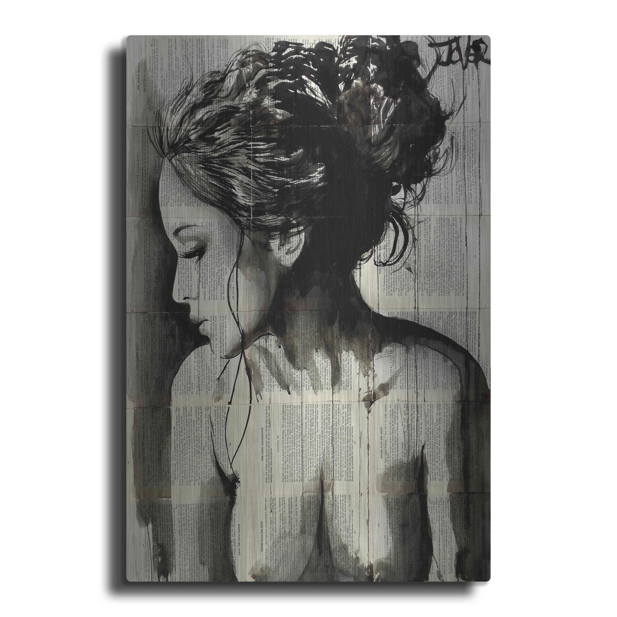 Luxe Metal Art 'Dreamer' by Loui Jover, Metal Wall Art