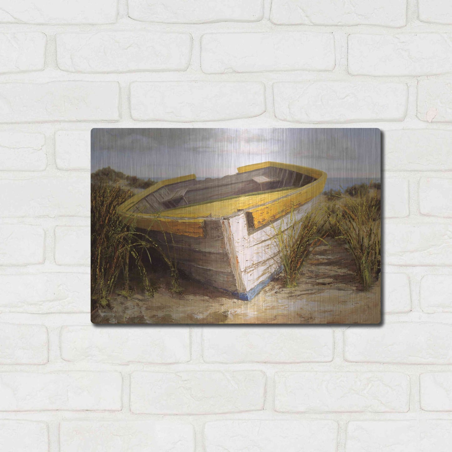 Luxe Metal Art 'Vineyard Launch' by Karl Soderlund, Metal Wall Art,16x12