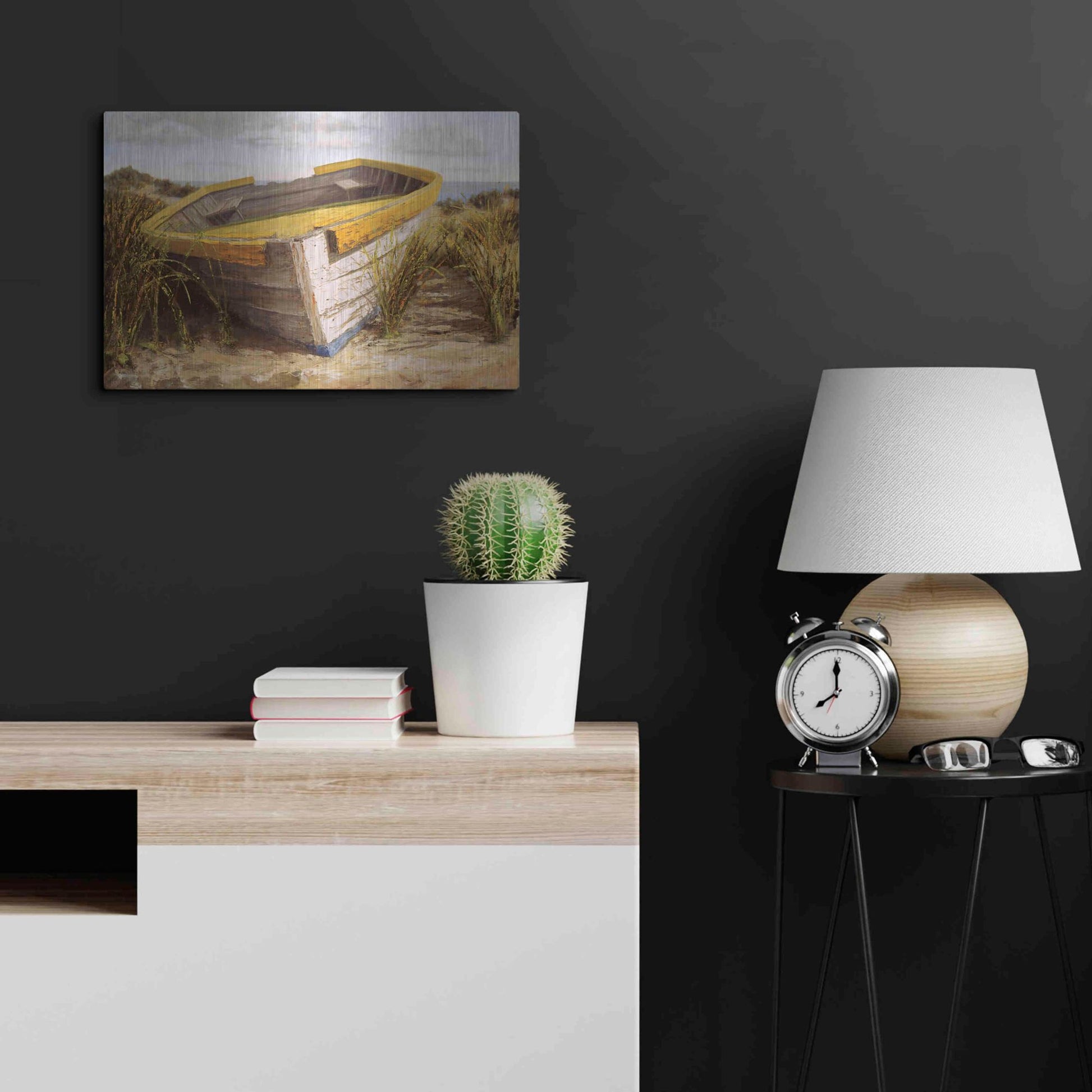 Luxe Metal Art 'Vineyard Launch' by Karl Soderlund, Metal Wall Art,24x16