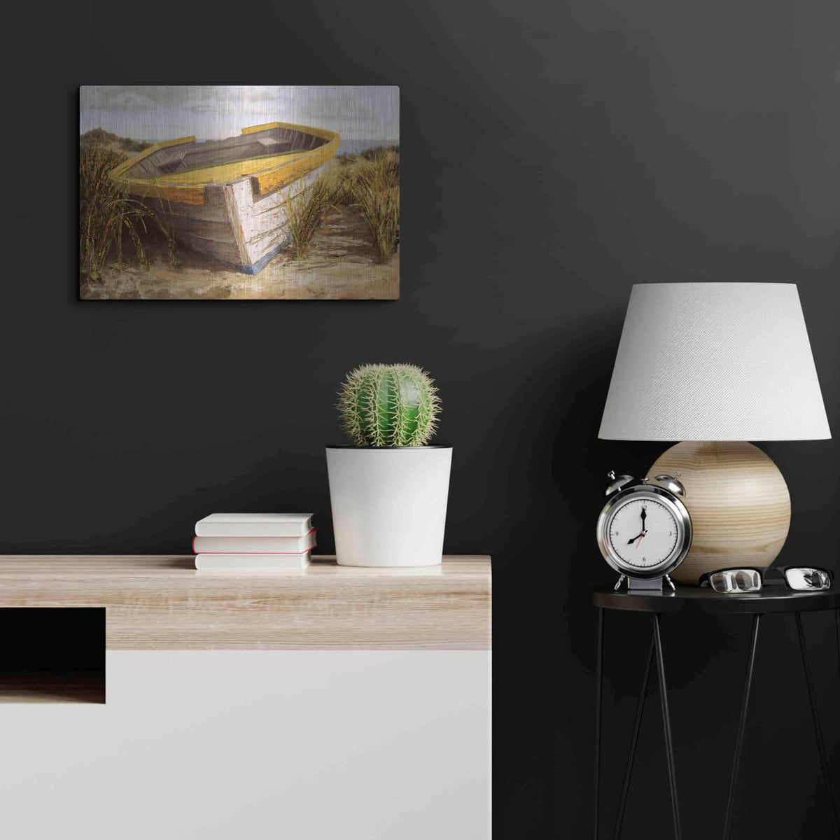 'Vineyard Launch' by Karl Soderlund – Metal Wall Art, 24x16 room view