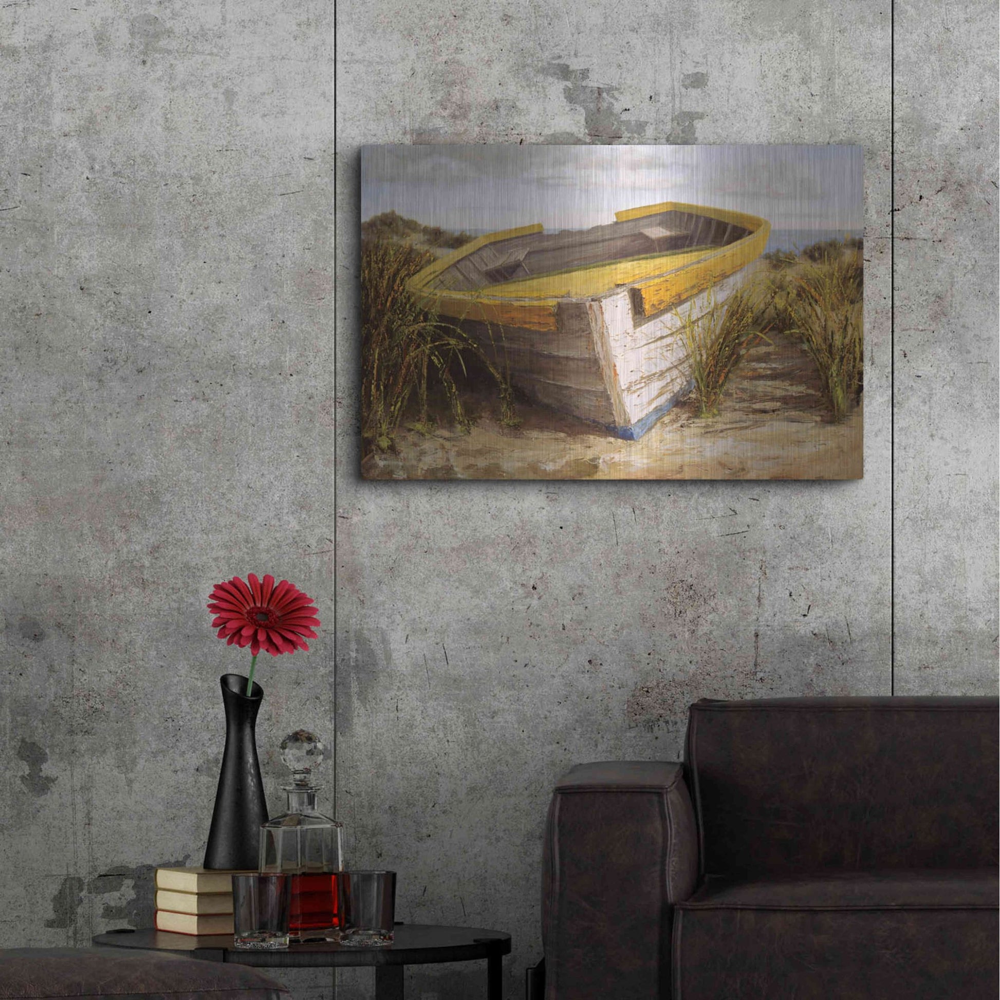 Luxe Metal Art 'Vineyard Launch' by Karl Soderlund, Metal Wall Art,36x24