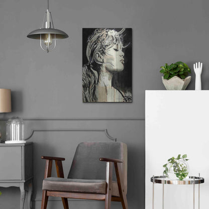 Luxe Metal Art 'Enchanted' by Loui Jover, Metal Wall Art,16x24