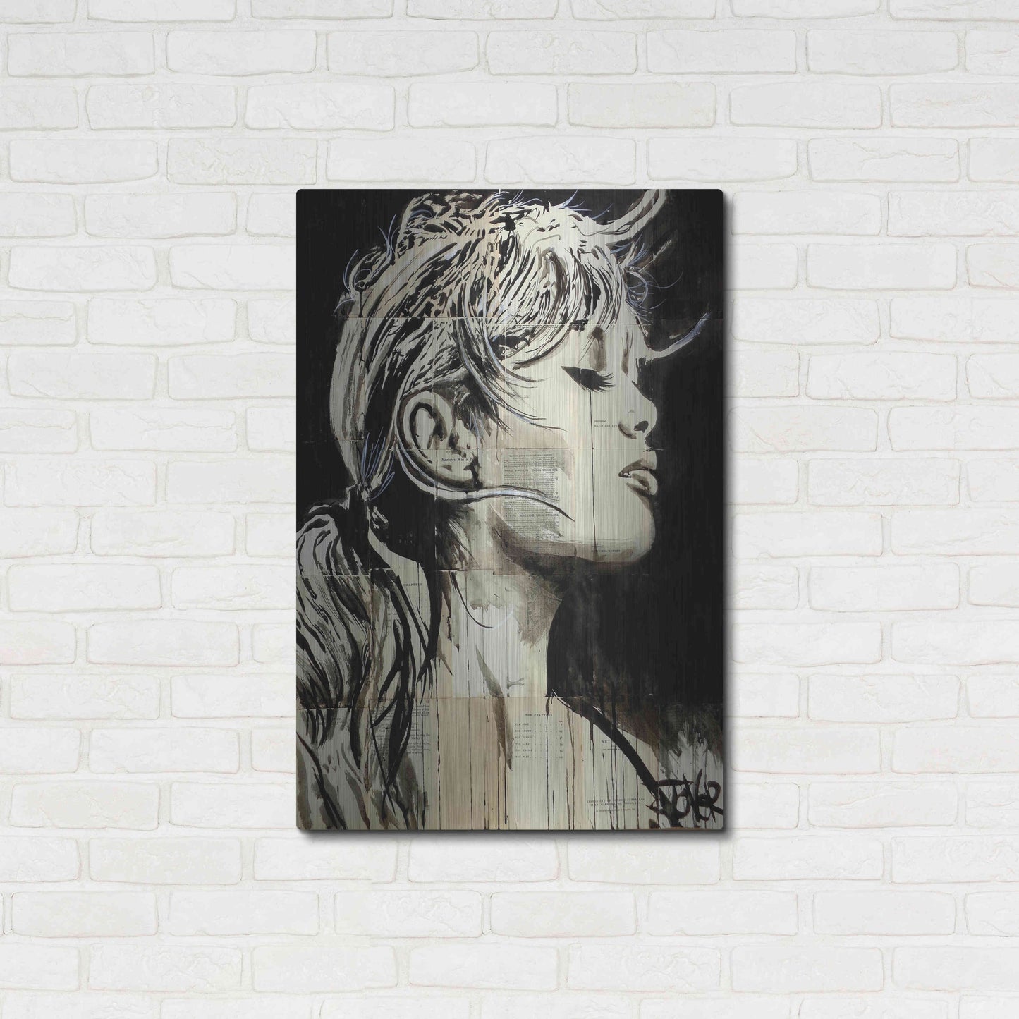Luxe Metal Art 'Enchanted' by Loui Jover, Metal Wall Art,24x36