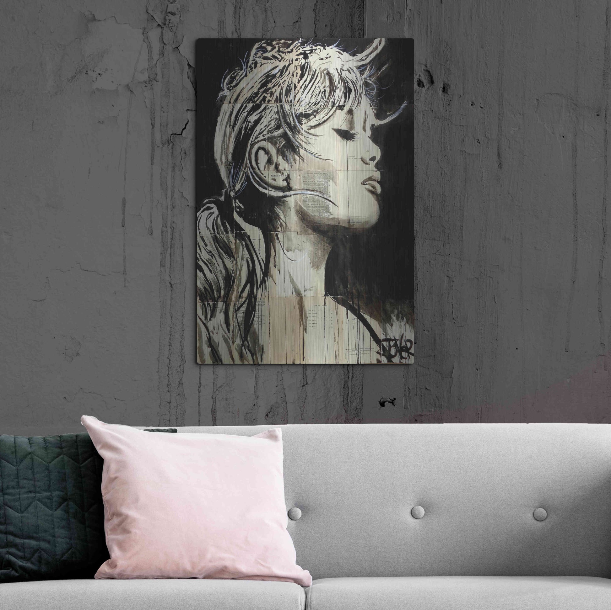 Luxe Metal Art 'Enchanted' by Loui Jover, Metal Wall Art,24x36