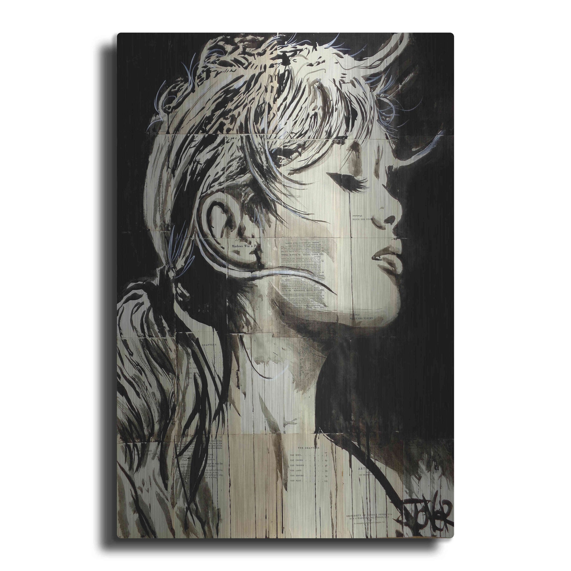 Luxe Metal Art 'Enchanted' by Loui Jover, Metal Wall Art