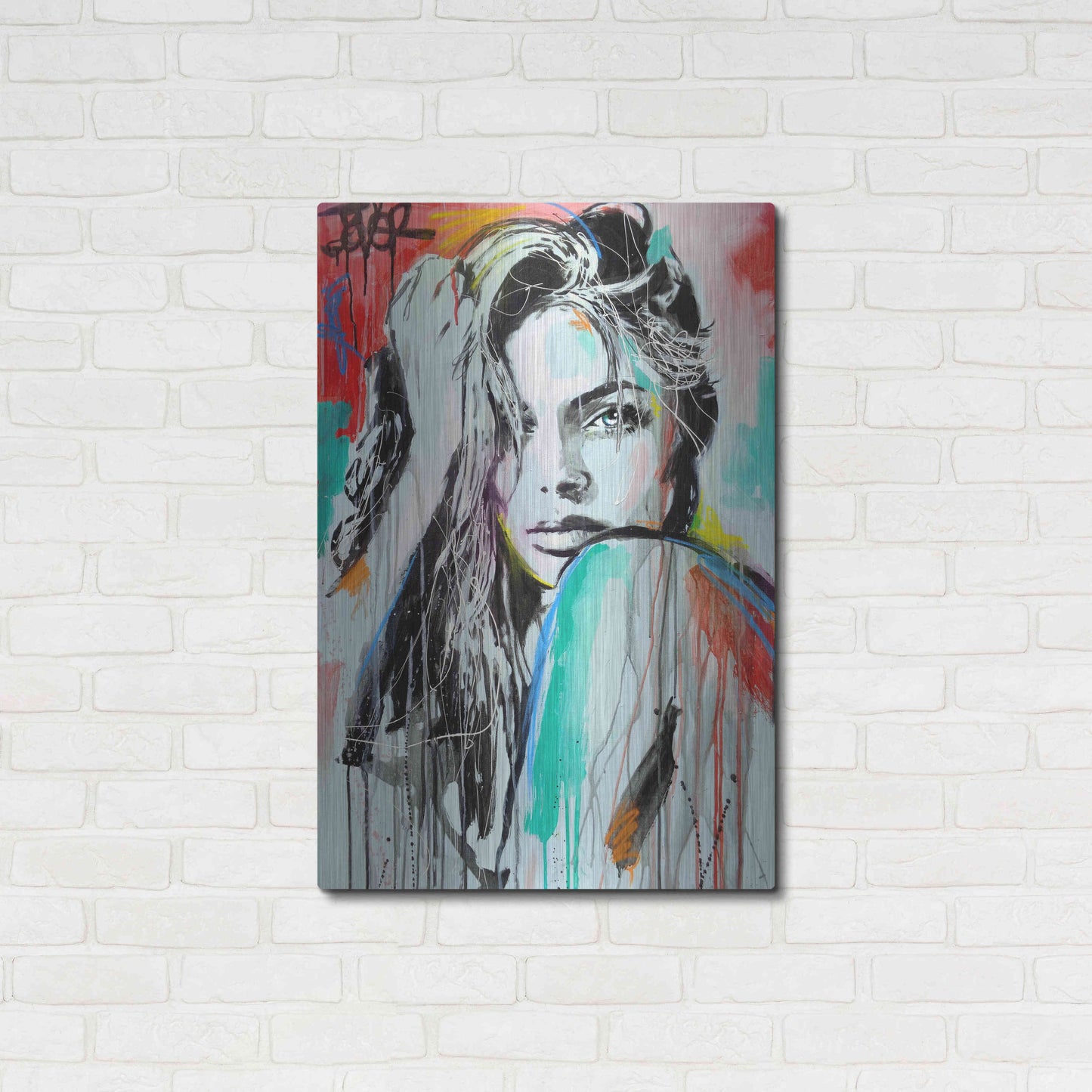 Luxe Metal Art 'In Spirit' by Loui Jover, Metal Wall Art,24x36