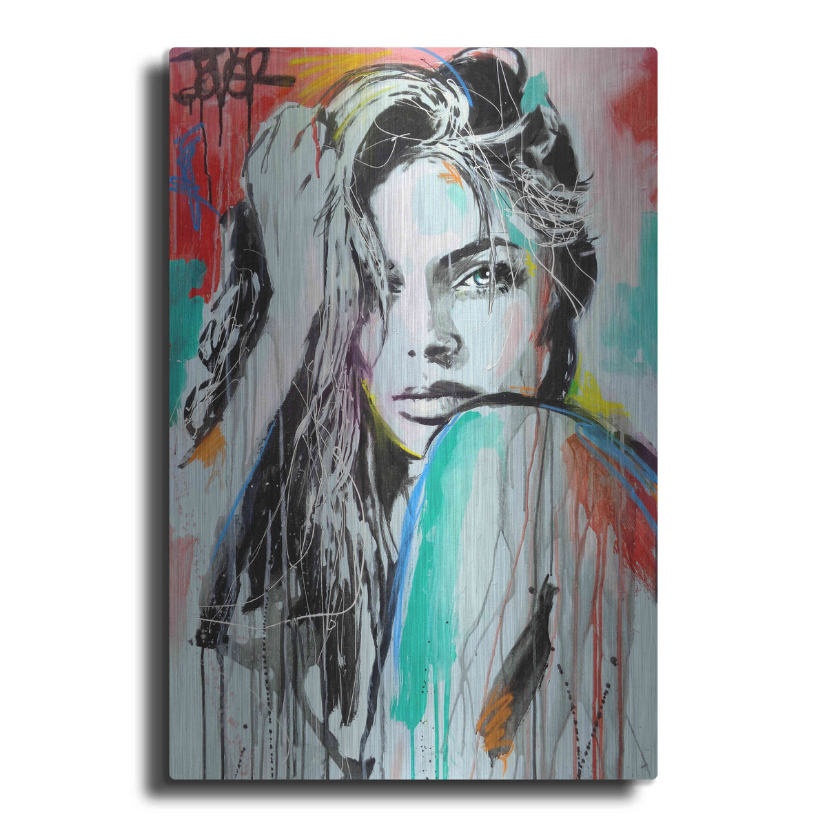 Luxe Metal Art 'In Spirit' by Loui Jover, Metal Wall Art