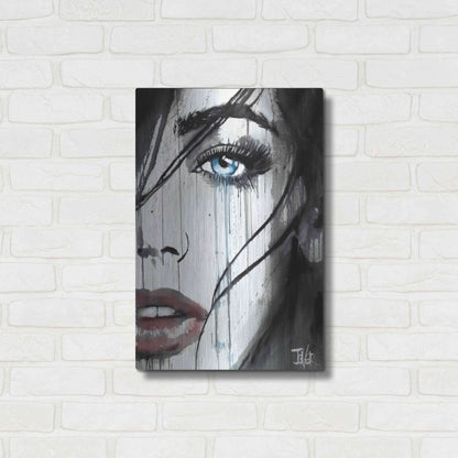 Luxe Metal Art 'It Happens' by Loui Jover, Metal Wall Art,16x24