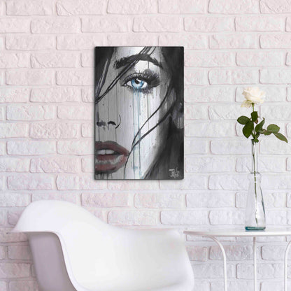 Luxe Metal Art 'It Happens' by Loui Jover, Metal Wall Art,16x24