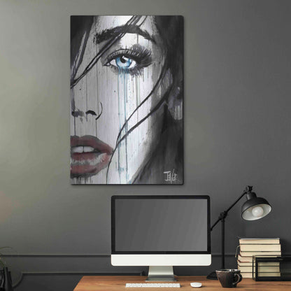 Luxe Metal Art 'It Happens' by Loui Jover, Metal Wall Art,24x36