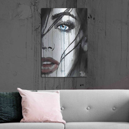 Luxe Metal Art 'It Happens' by Loui Jover, Metal Wall Art,24x36
