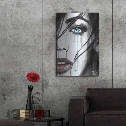 Luxe Metal Art 'It Happens' by Loui Jover, Metal Wall Art,24x36