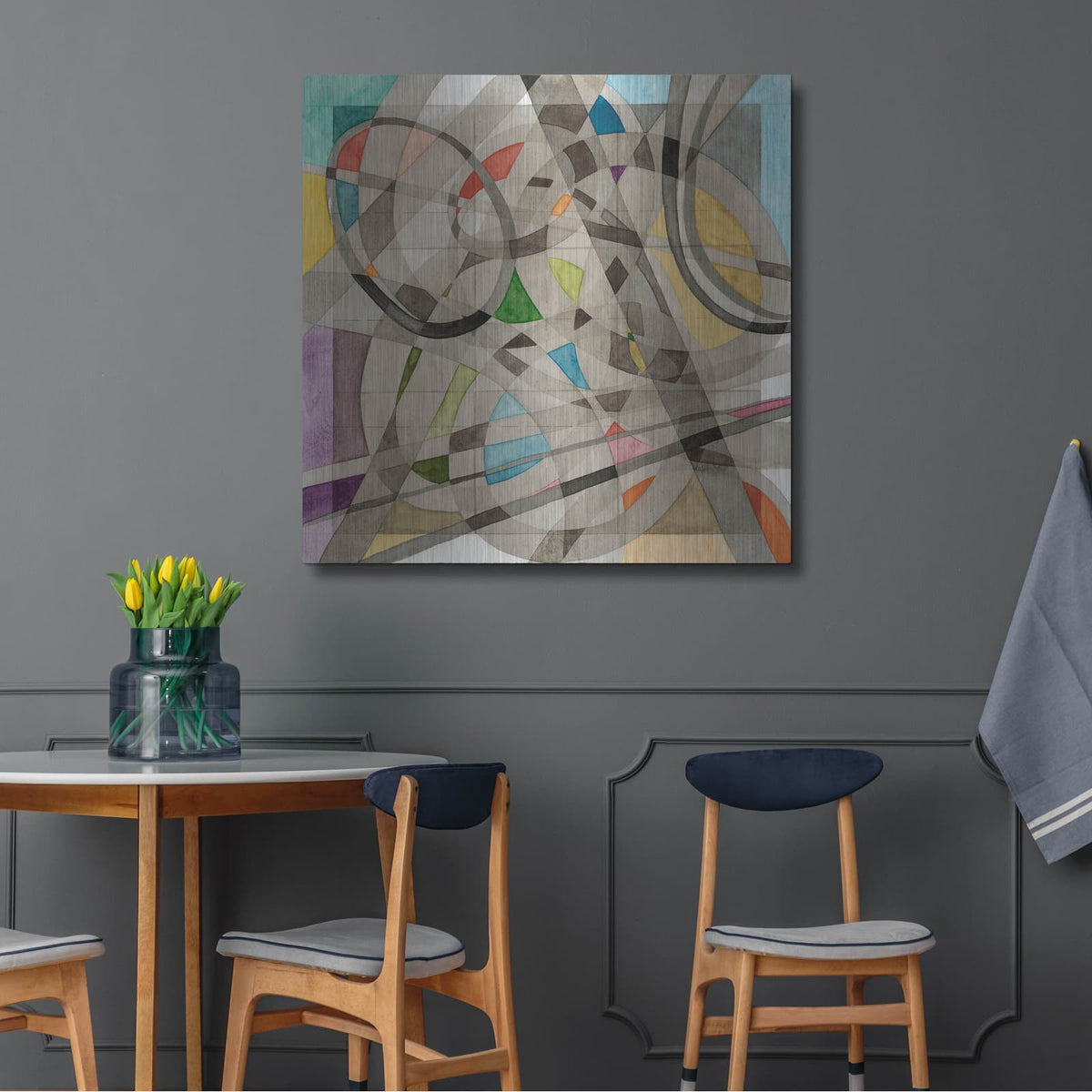 'Overpass' by Nikki Galapon – Metal Wall Art, 36x36 room view