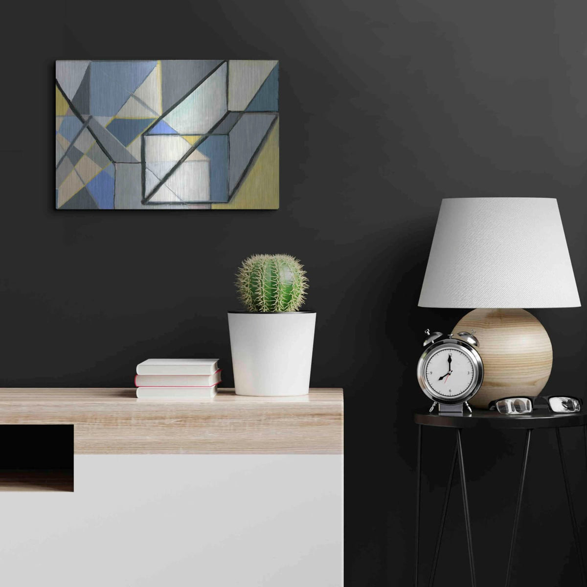 'Cuboid' by Nikki Galapon – Metal Wall Art, 24x16 room view