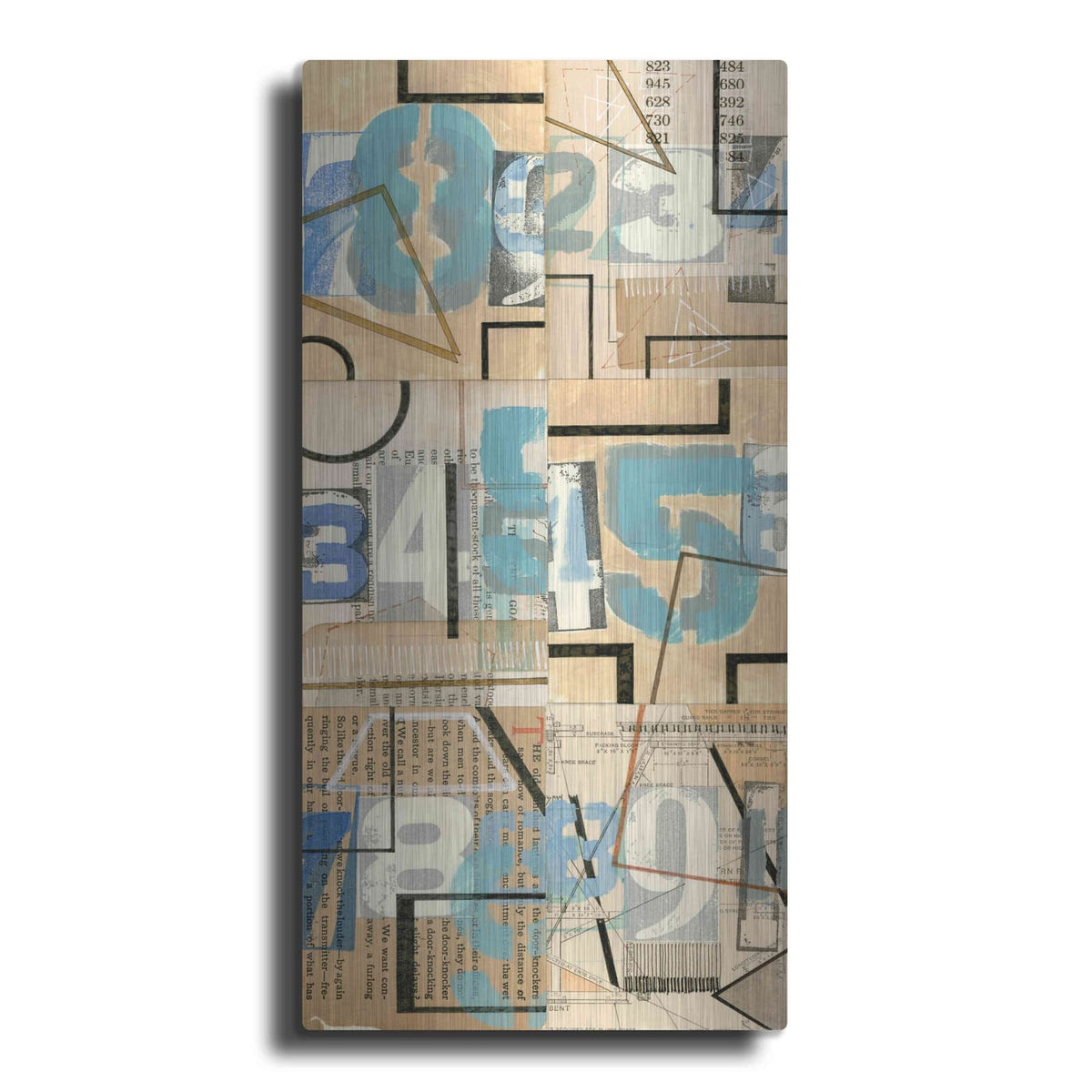 'Numbers II' by Nikki Galapon – Metal Wall Art