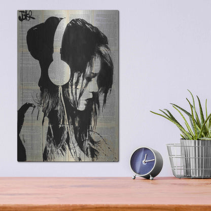 Luxe Metal Art 'Melodies Solace' by Loui Jover, Metal Wall Art,12x16