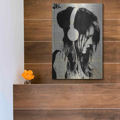 Luxe Metal Art 'Melodies Solace' by Loui Jover, Metal Wall Art,12x16