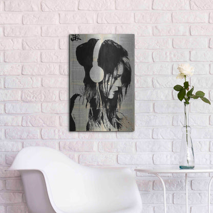 Luxe Metal Art 'Melodies Solace' by Loui Jover, Metal Wall Art,16x24