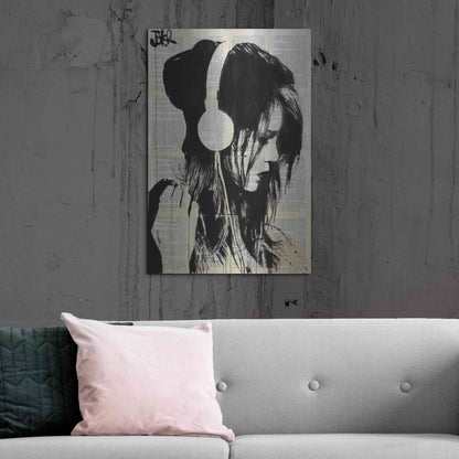 Luxe Metal Art 'Melodies Solace' by Loui Jover, Metal Wall Art,24x36