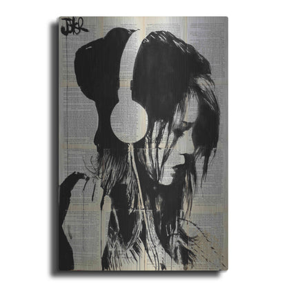 Luxe Metal Art 'Melodies Solace' by Loui Jover, Metal Wall Art
