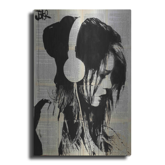 Luxe Metal Art 'Melodies Solace' by Loui Jover, Metal Wall Art