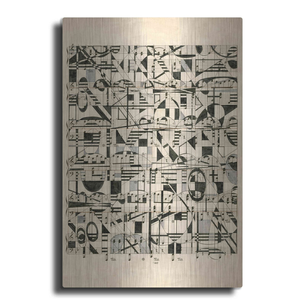 'Graphic Notes' by Nikki Galapon – Metal Wall Art