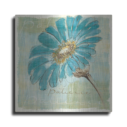 Luxe Metal Art 'Spa Daisies II' by Chris Paschke, Metal Wall Art