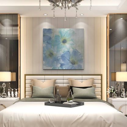 Luxe Metal Art 'Seashell Cosmos II White' by Chris Paschke, Metal Wall Art,36x36