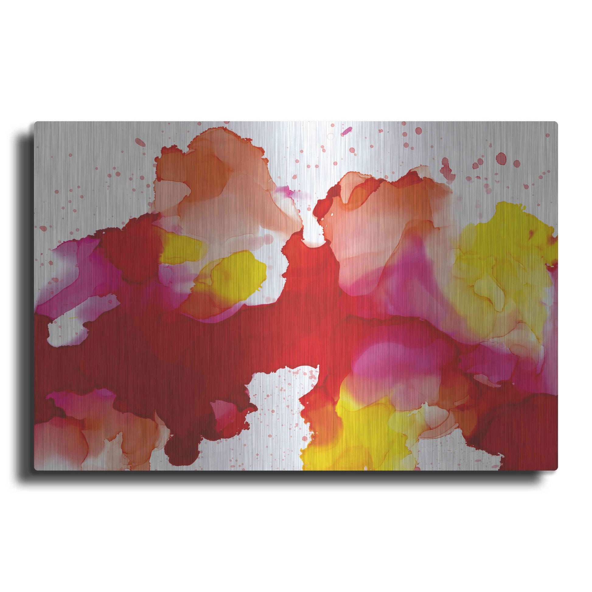 Luxe Metal Art 'Spatter' by Chris Paschke, Metal Wall Art