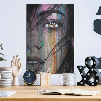 Luxe Metal Art 'Merge' by Loui Jover, Metal Wall Art,12x16
