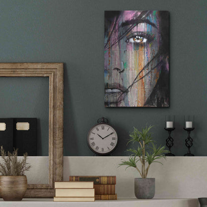 Luxe Metal Art 'Merge' by Loui Jover, Metal Wall Art,12x16