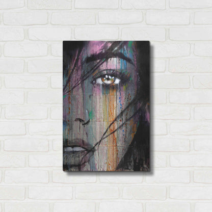 Luxe Metal Art 'Merge' by Loui Jover, Metal Wall Art,16x24