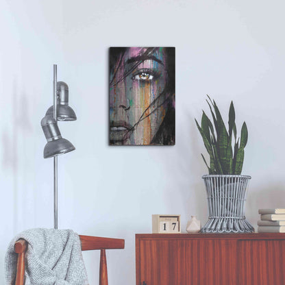 Luxe Metal Art 'Merge' by Loui Jover, Metal Wall Art,16x24