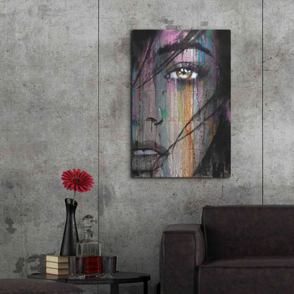 Luxe Metal Art 'Merge' by Loui Jover, Metal Wall Art,24x36