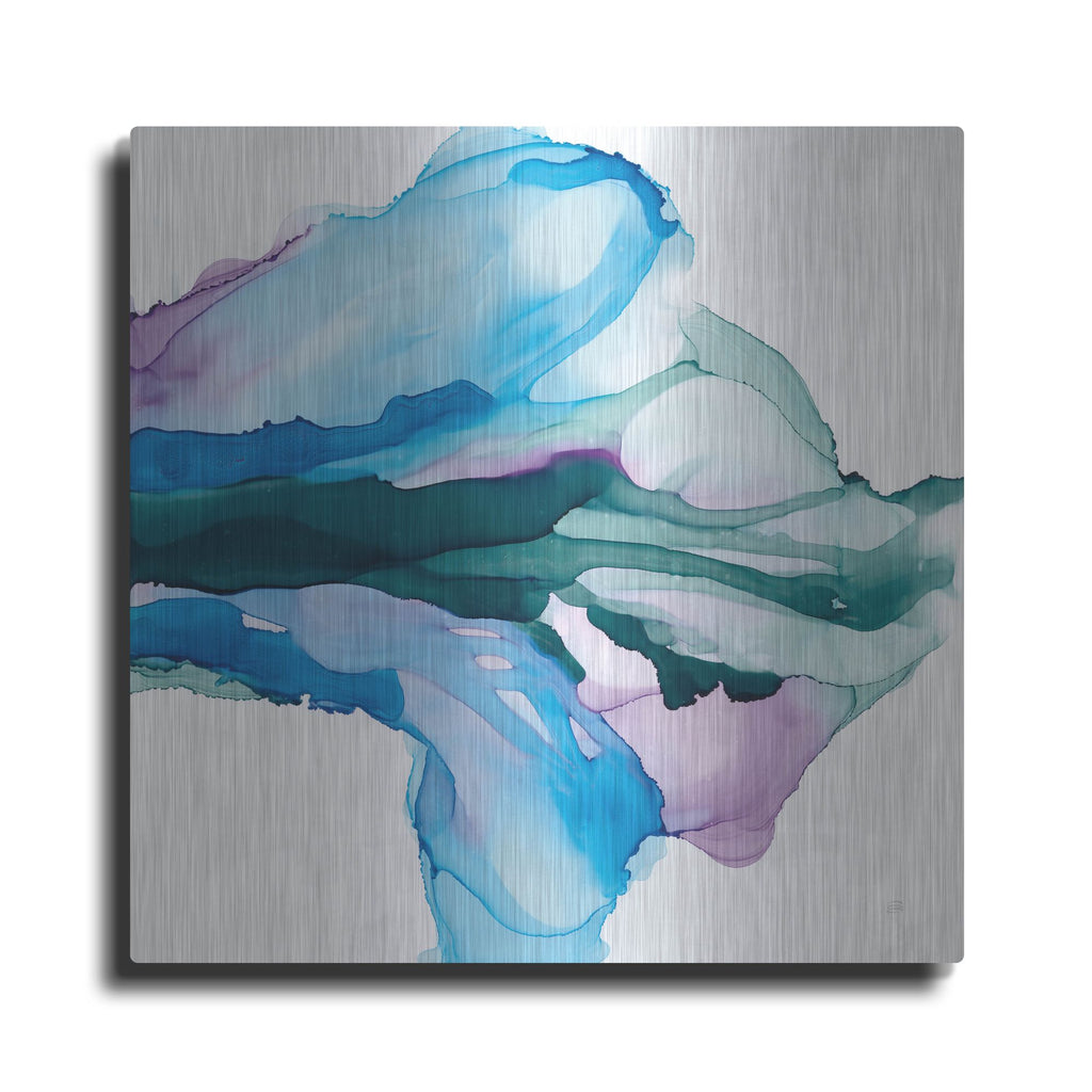 Luxe Metal Art 'Tributary' by Chris Paschke, Metal Wall Art