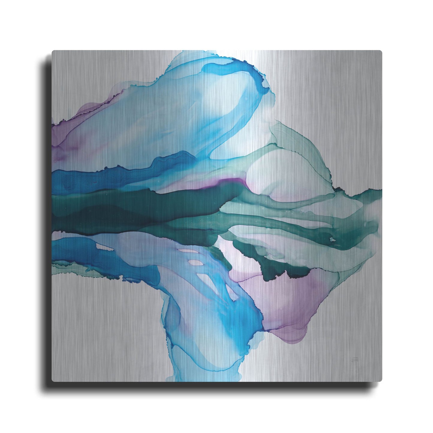 Luxe Metal Art 'Tributary' by Chris Paschke, Metal Wall Art