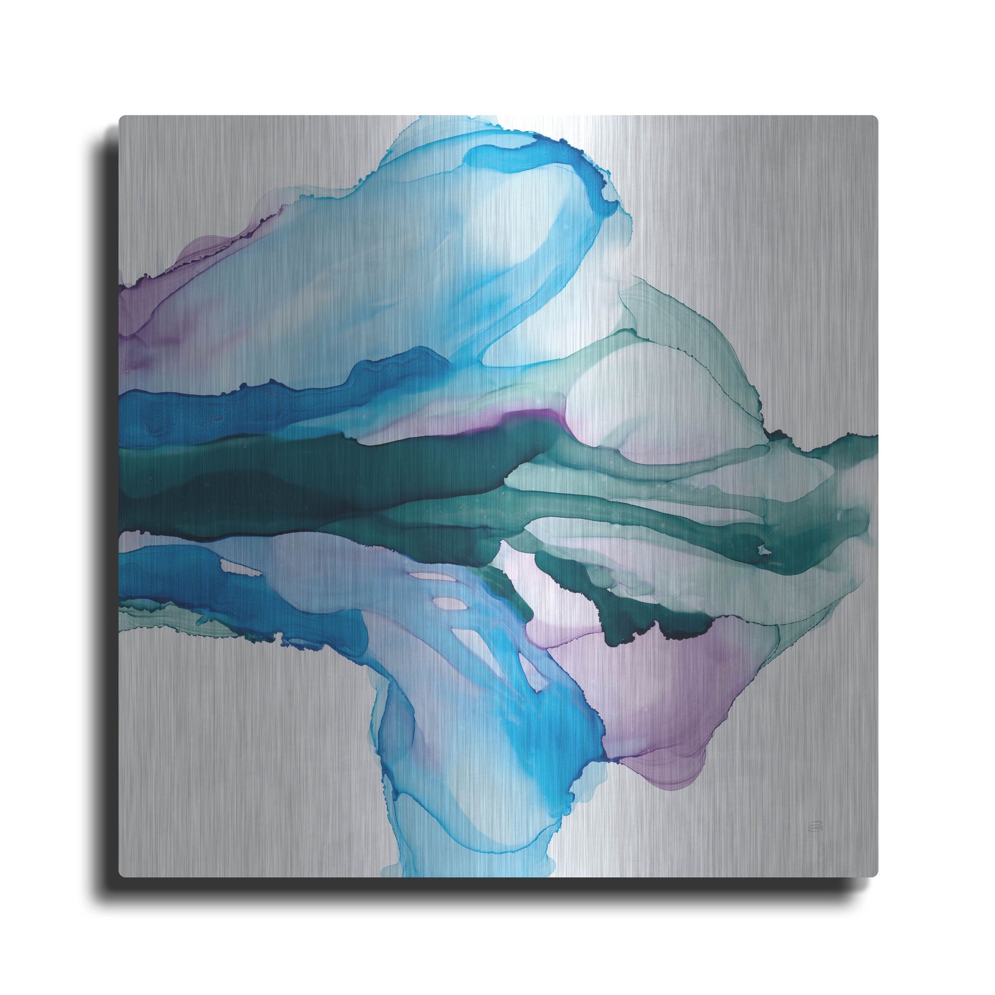 Luxe Metal Art 'Tributary' by Chris Paschke, Metal Wall Art