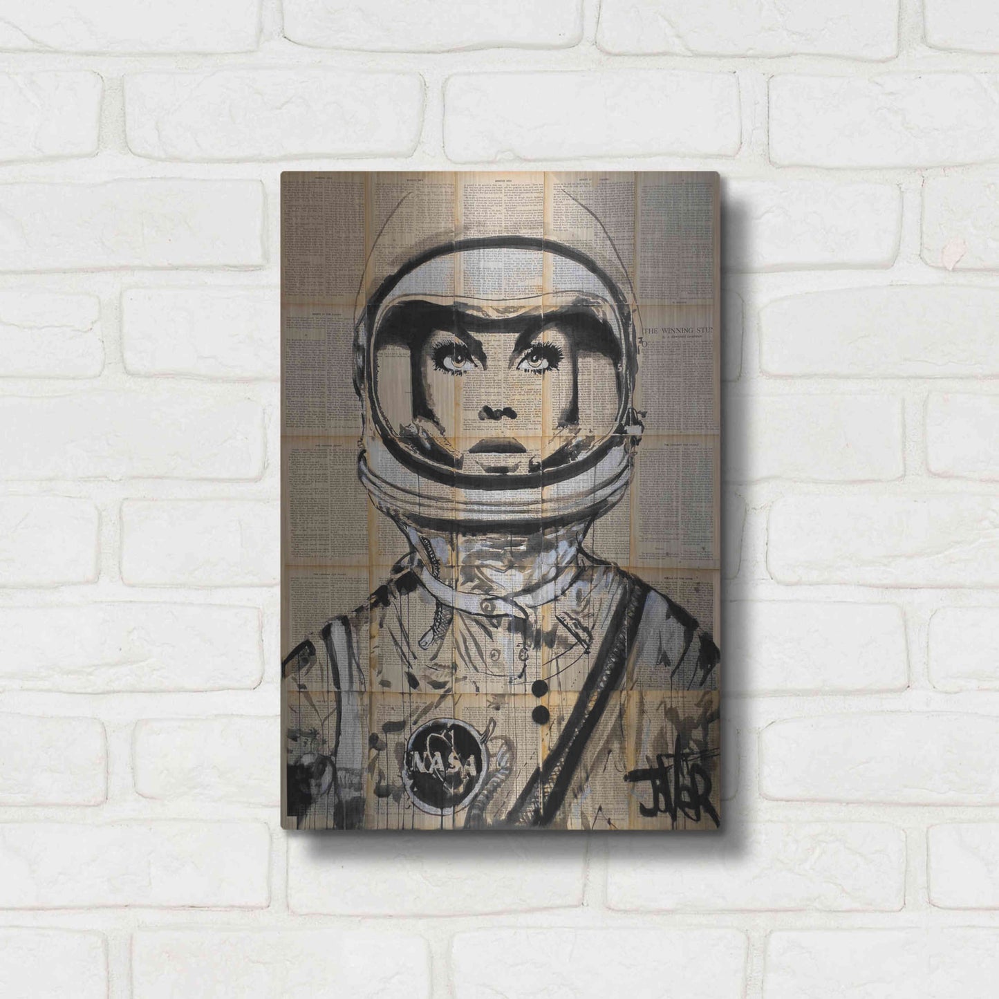 Luxe Metal Art 'Orbit' by Loui Jover, Metal Wall Art,12x16