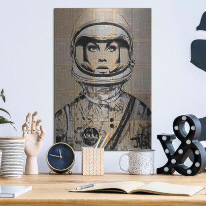 Luxe Metal Art 'Orbit' by Loui Jover, Metal Wall Art,12x16