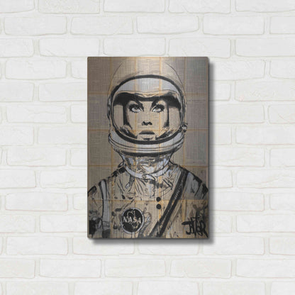 Luxe Metal Art 'Orbit' by Loui Jover, Metal Wall Art,16x24