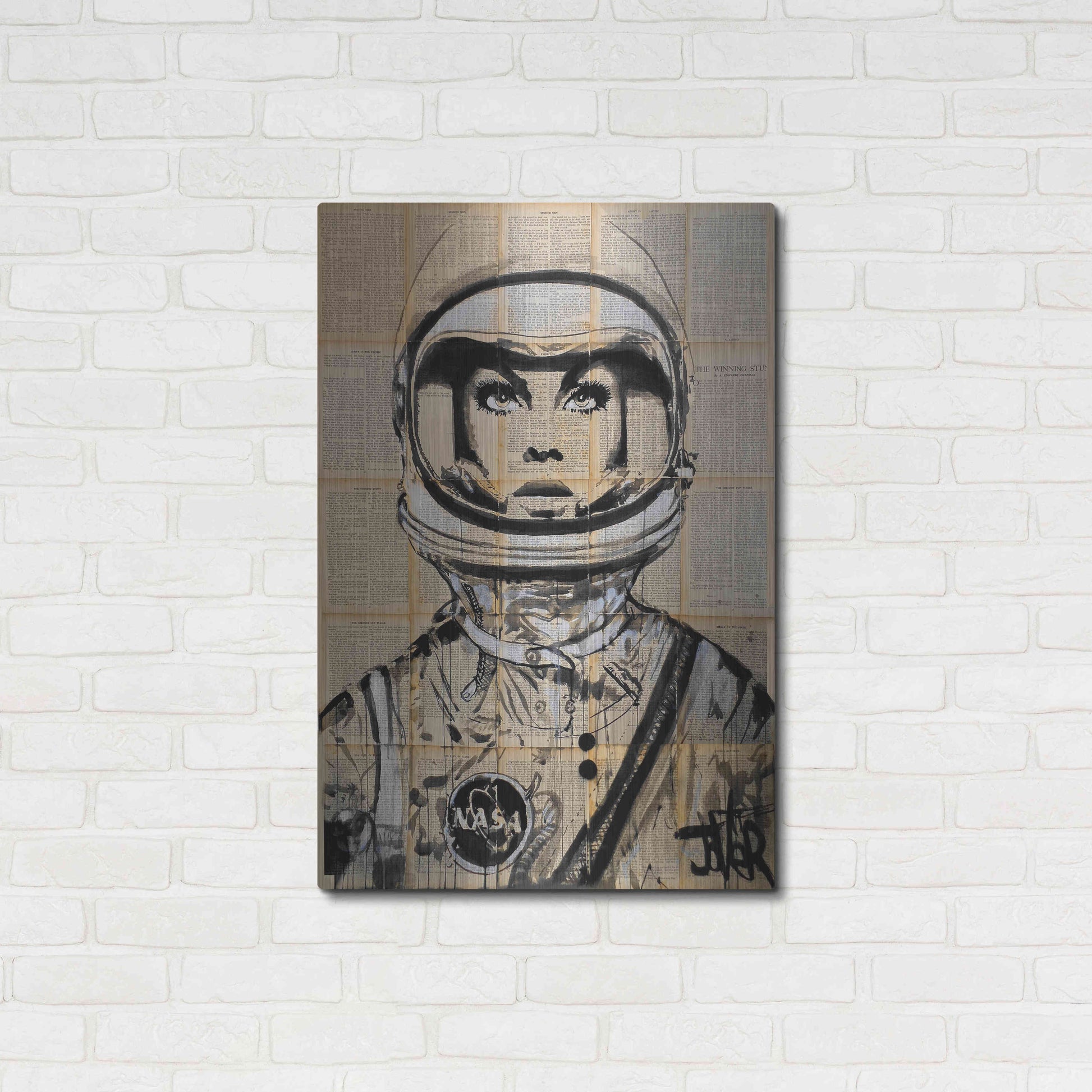 Luxe Metal Art 'Orbit' by Loui Jover, Metal Wall Art,24x36