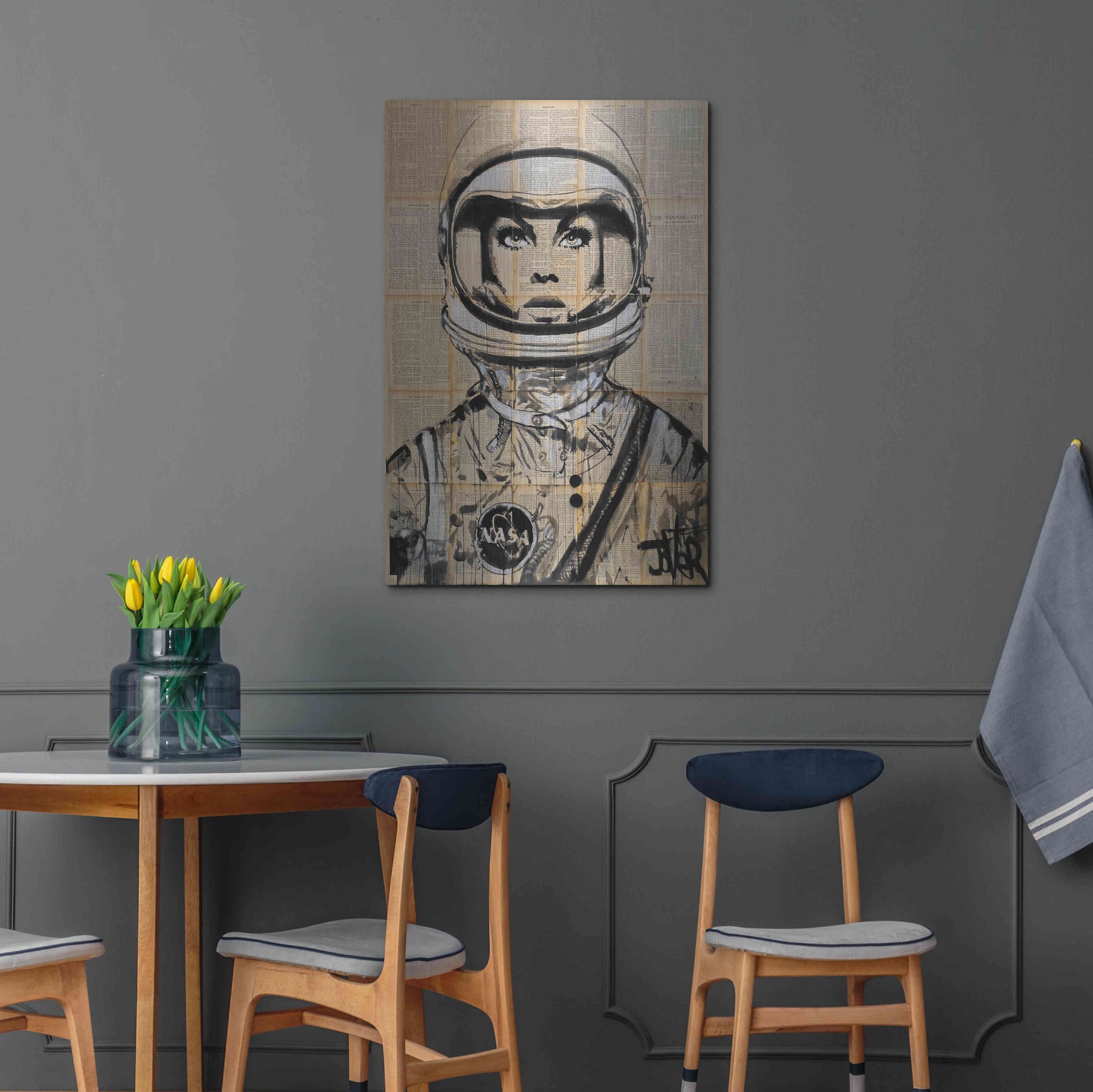 Luxe Metal Art 'Orbit' by Loui Jover, Metal Wall Art,24x36