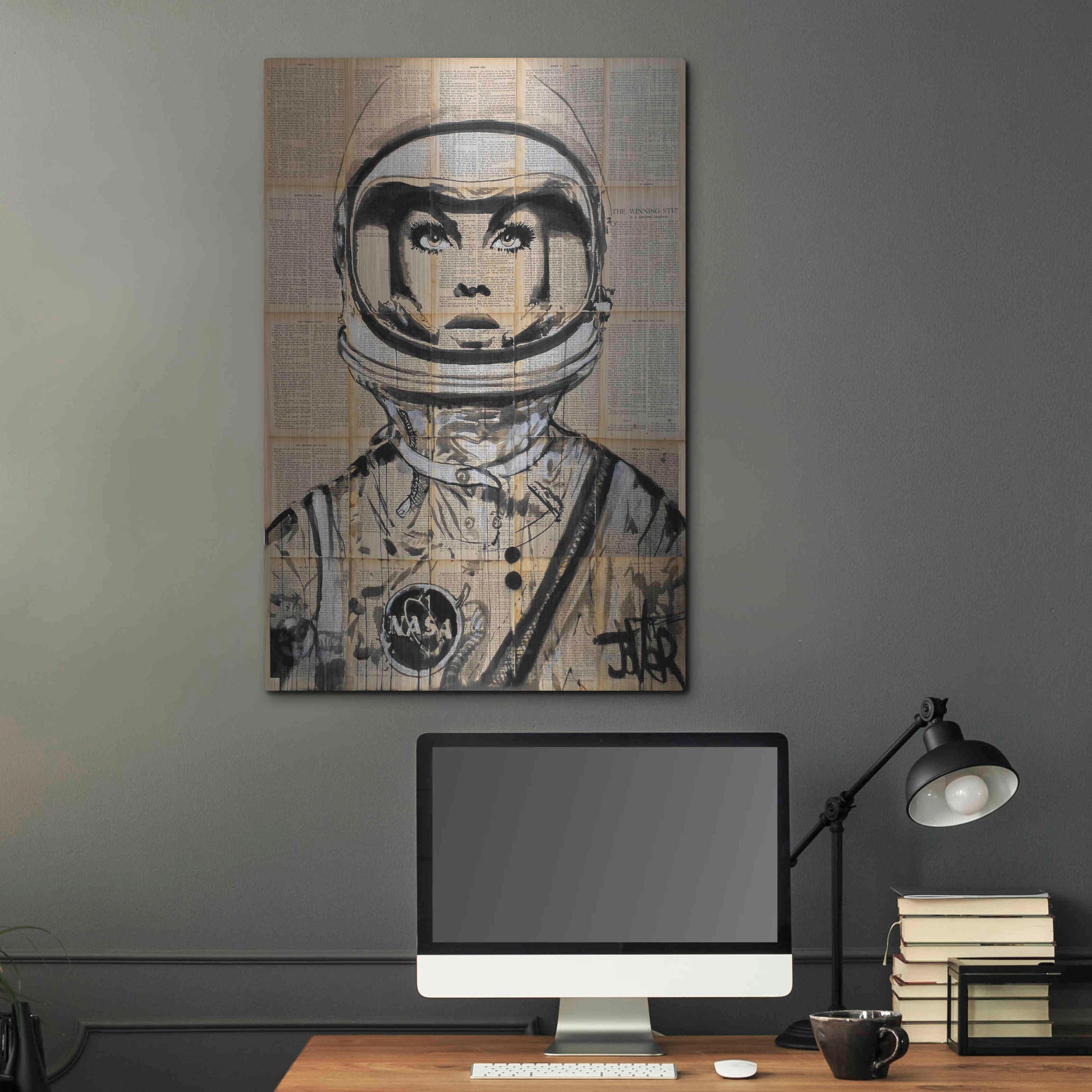 Luxe Metal Art 'Orbit' by Loui Jover, Metal Wall Art,24x36