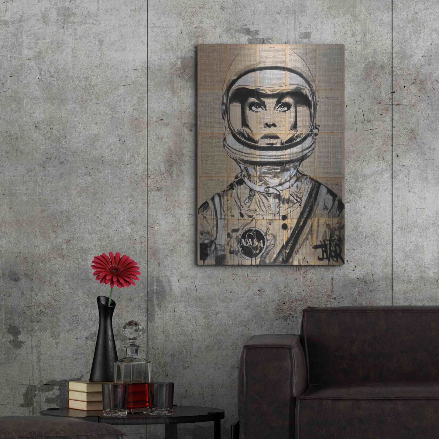 Luxe Metal Art 'Orbit' by Loui Jover, Metal Wall Art,24x36