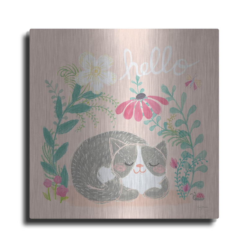 'Garden Friends VI' by Mary Urban – Metal Wall Art