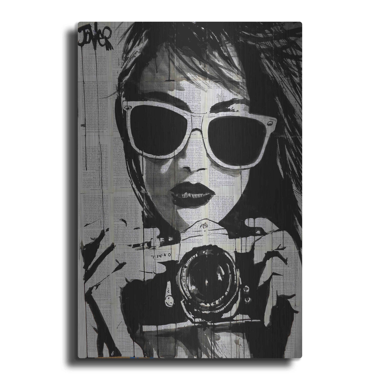 Luxe Metal Art 'Shoot' by Loui Jover, Metal Wall Art