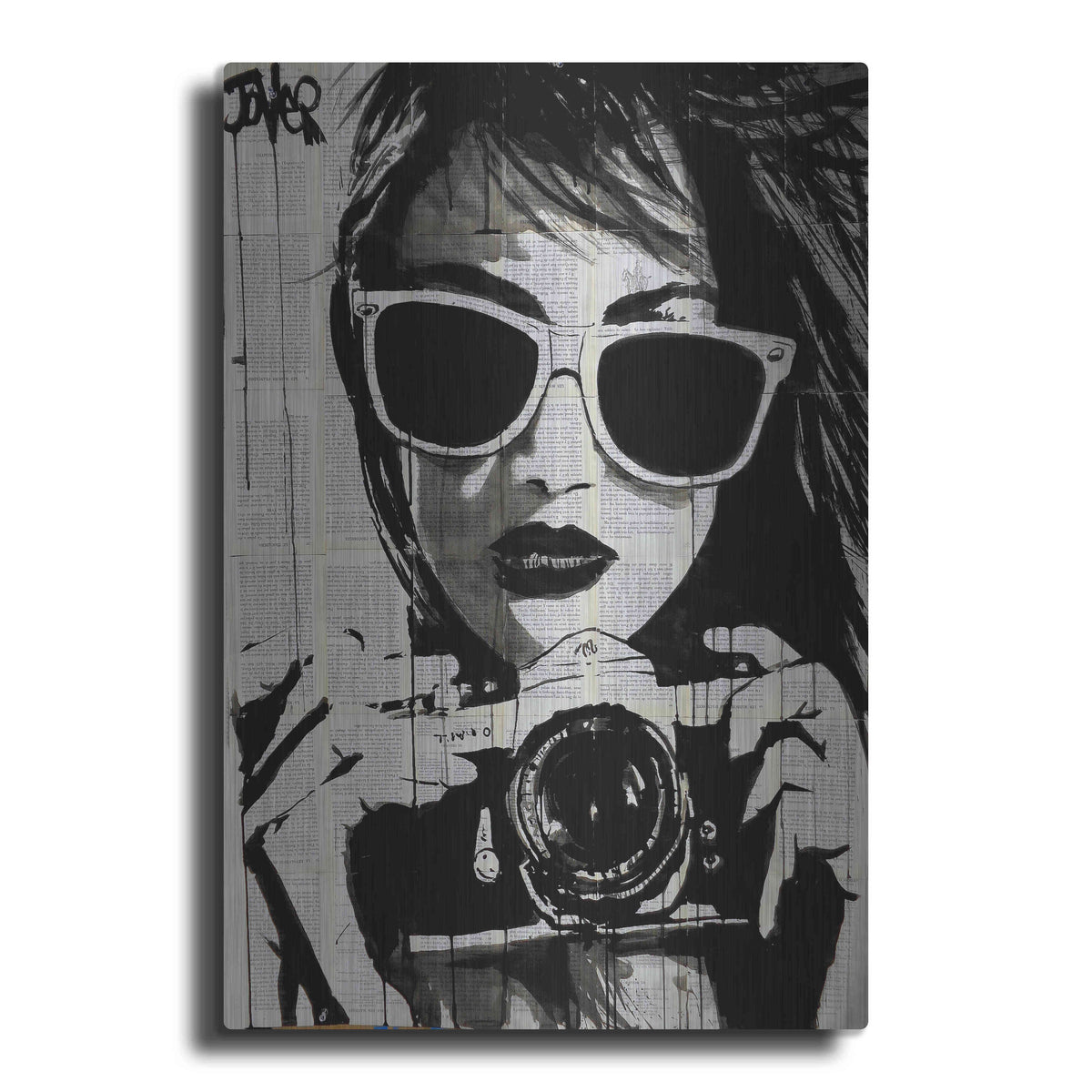 Luxe Metal Art 'Shoot' by Loui Jover, Metal Wall Art