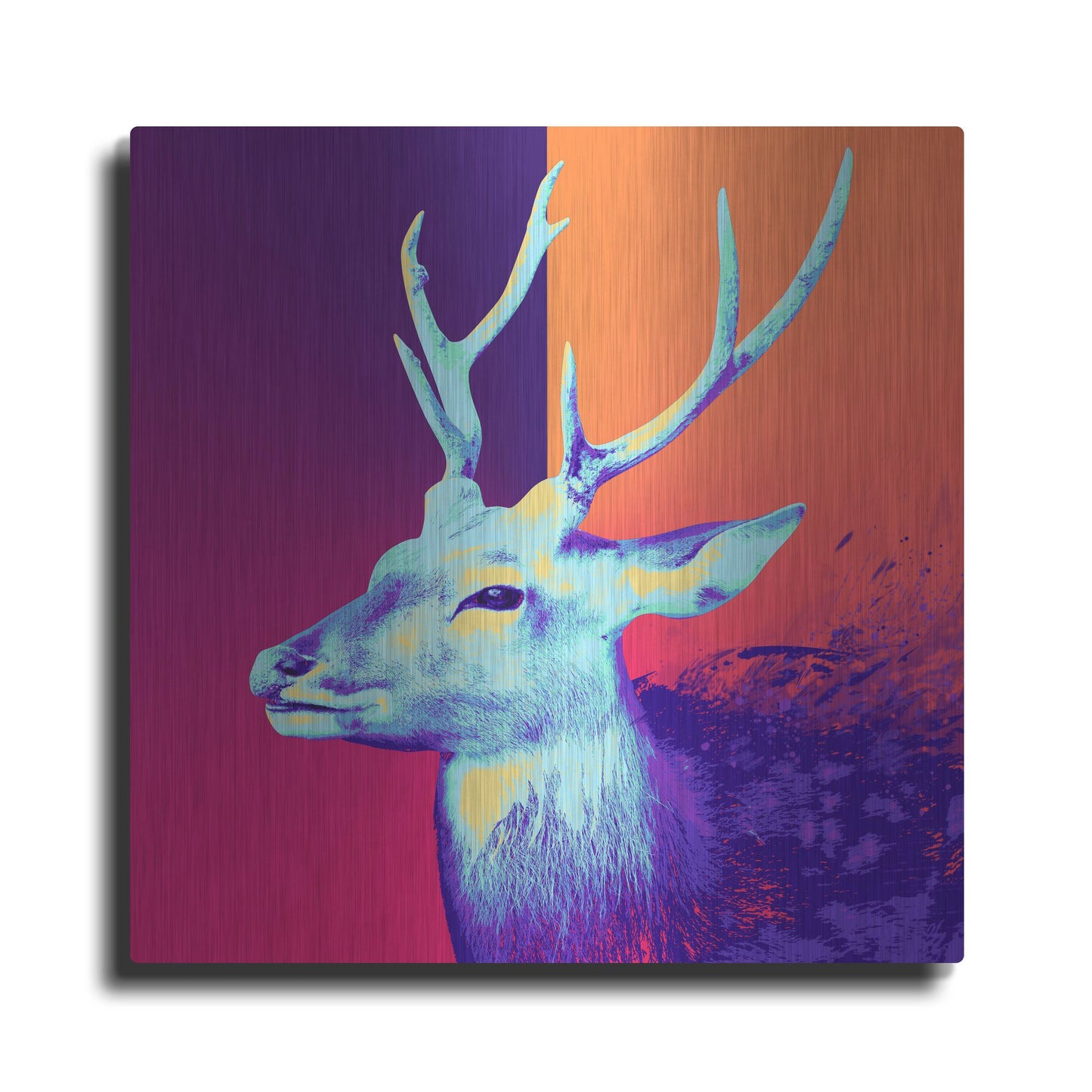 Luxe Metal Art 'A Deer', Metal Wall Art