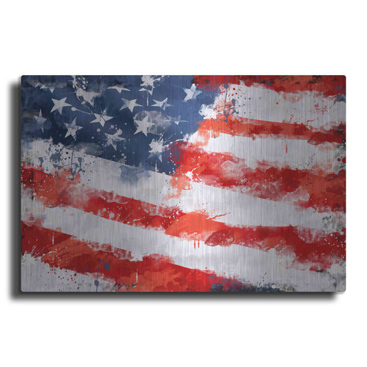 Luxe Metal Art 'American Flag', Metal Wall Art